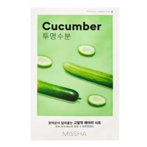 MISSHA Airy Fit Sheet Mask Cucumber, uborkás fátyolmaszk