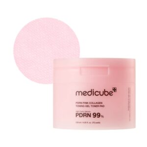 Medicube PDRN pink kollagénes toner párnák